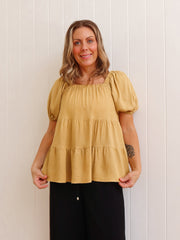 Robe Top - Mustard