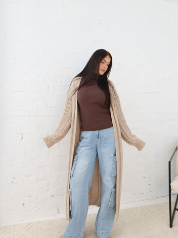 Ziggy Cardigan - Mocha
