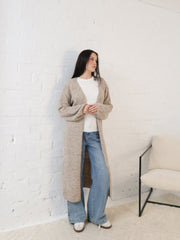 Bonnie Cardigan- Natural Speck