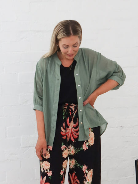 Mimi Blouse - Sage Green