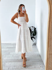 Isla Maxi Dress - White