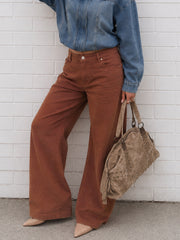 The Barrel Jeans- Toffee