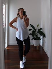 Keira Tank - White