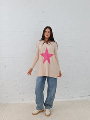 Maeve Star Knit - Bone