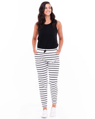 Heidi Pants - White and Black