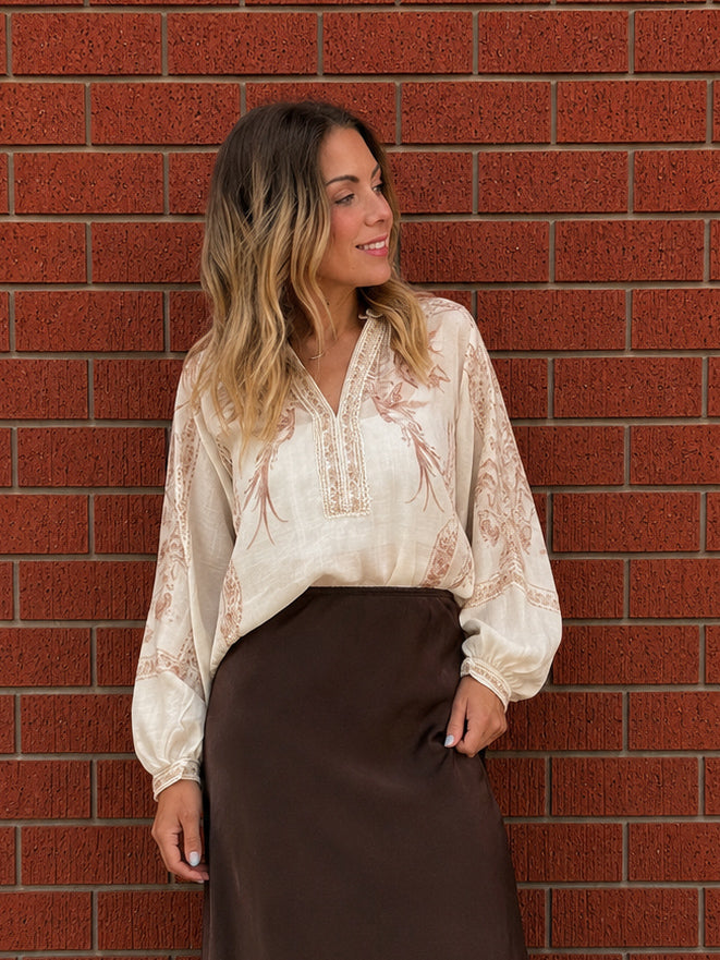 Rosalie Blouse- Cream