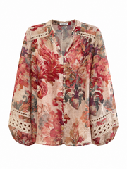 Bloom Shirt- Ivory Floral