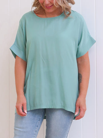 Tamsin Blouse - Moss Green