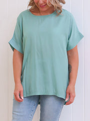 Tamsin Blouse - Moss Green