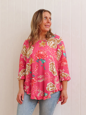 Jindabyne Blouse - Pink