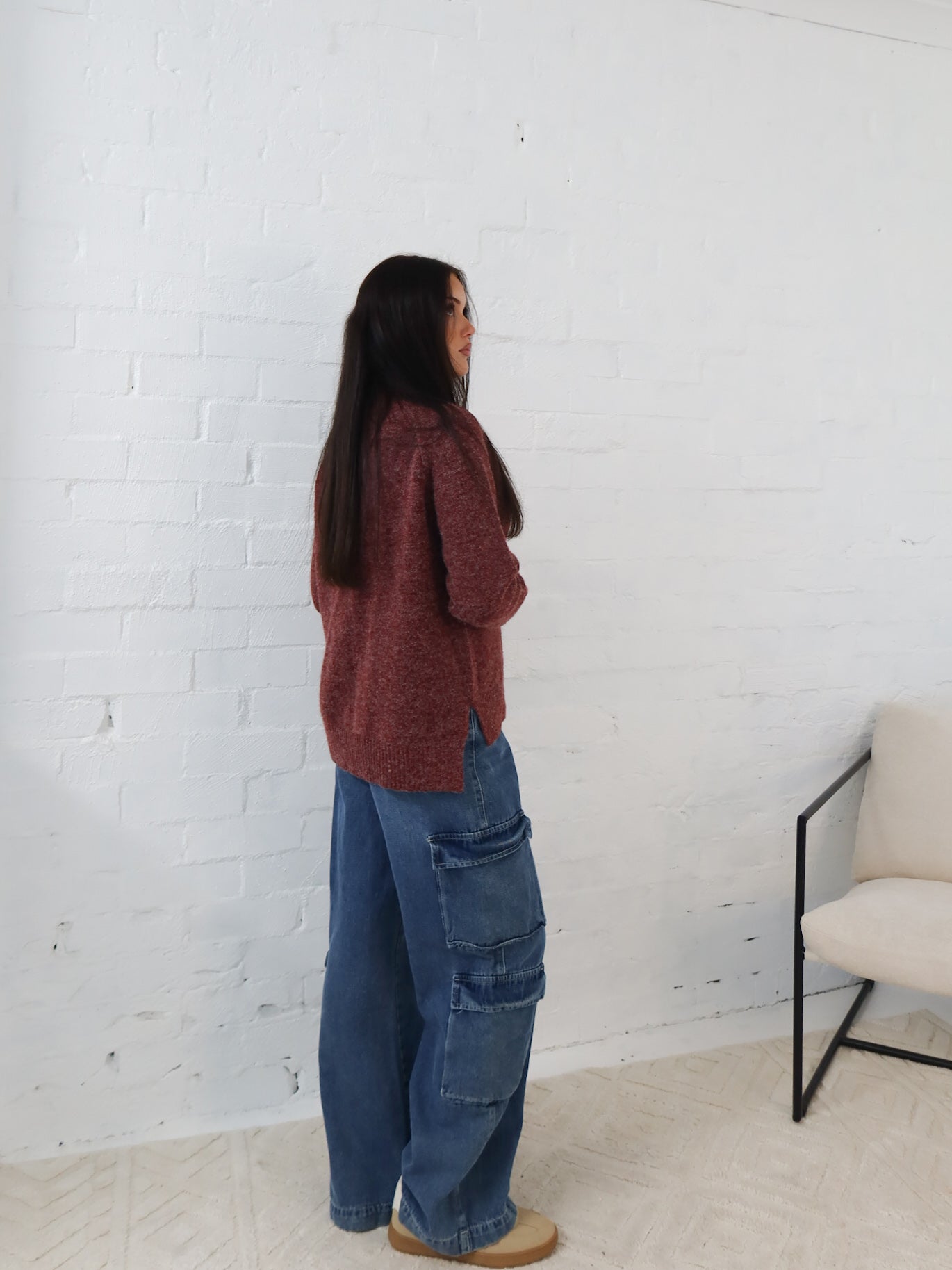 Ryder Knit- Burgundy