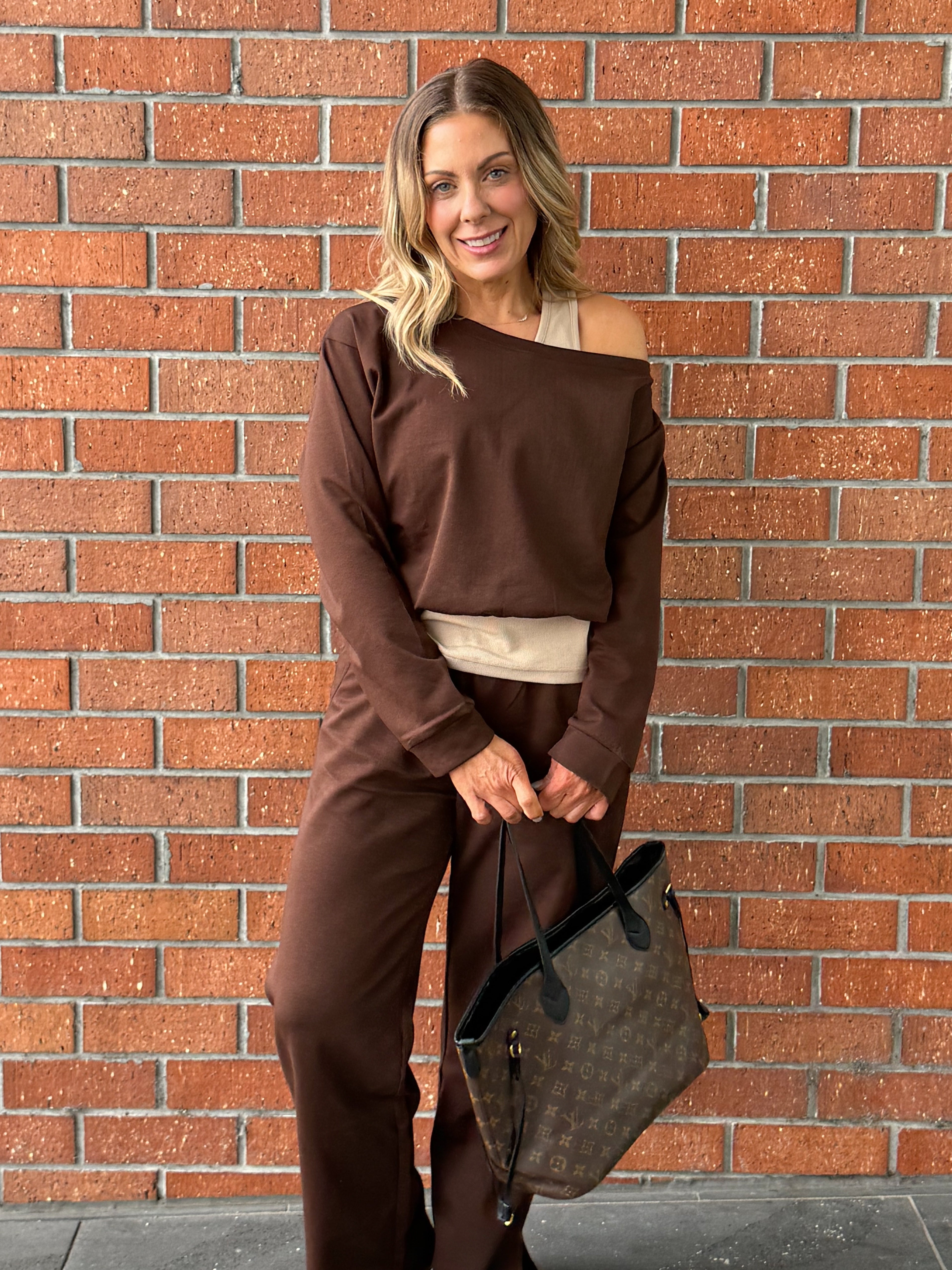 Juni Sweatshirt- Chocolate