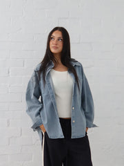 Danbury Shacket - Blue