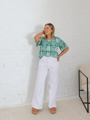 Renee Top- Green