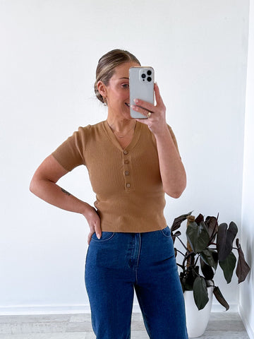 Darcie Top - Camel