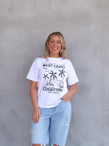 West Coast Tee - White