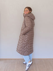 Carson Coat - Taupe