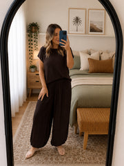 Zali Pants- Chocolate