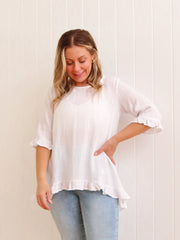 Rutherglen Blouse - White