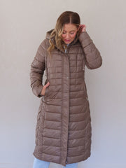 Carson Coat - Taupe