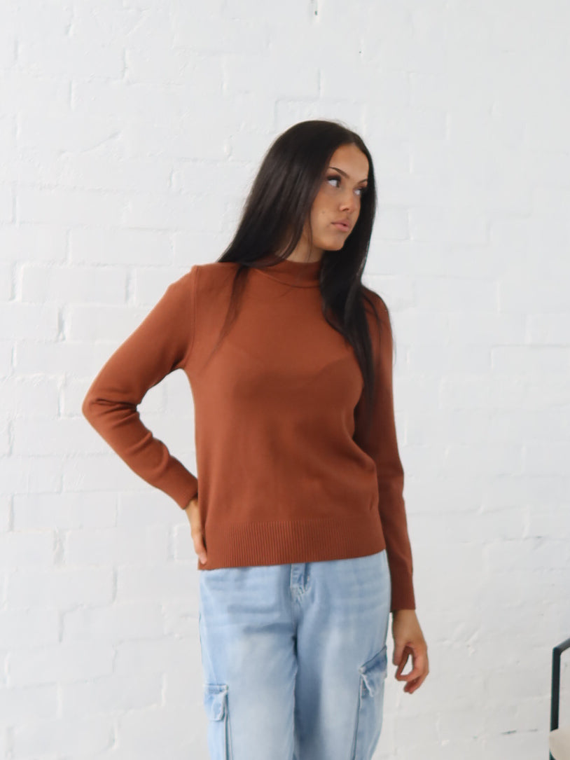 Jayde Knit- Rust