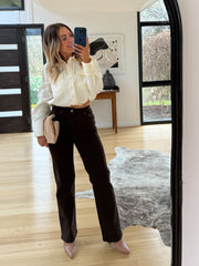 Crew Jeans- Chocolate