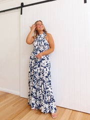 Clementine Dress - Navy