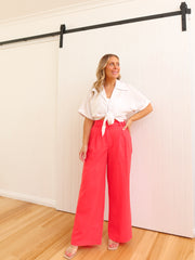 Carter Pants - Red