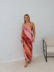 Lulu Dress- Multi Pink