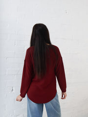 Saxon Knit - Burgundy