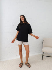 Frankie Track Short- Bone