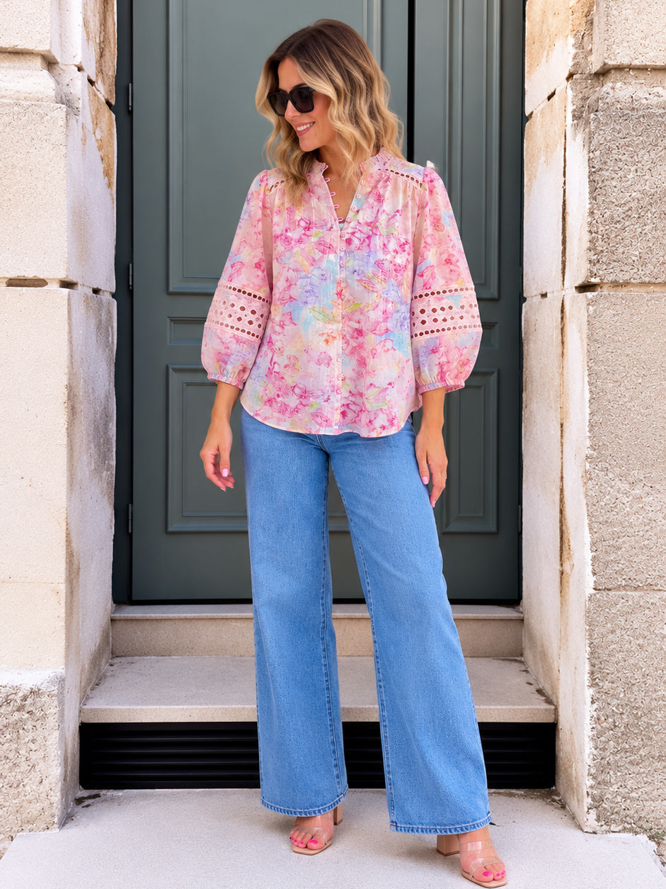 Eden Shirt- Pastel Pink