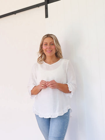 Georgie Blouse - White