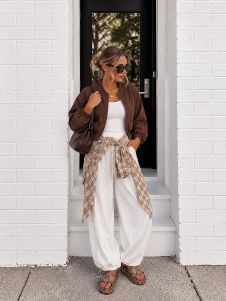 Cargo Pants- White