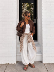 Cargo Pants- White