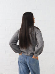 Ribbon Knit- Gunmetal Grey