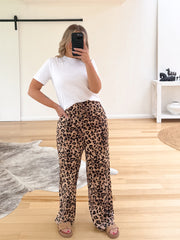 Roxy Pants - Light Leopard