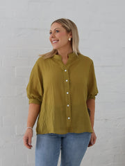 Mimi Blouse - Chartreuse