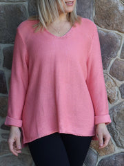 Sailah Knit - Coral