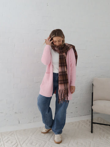 Polly Scarf- Dusty Pink