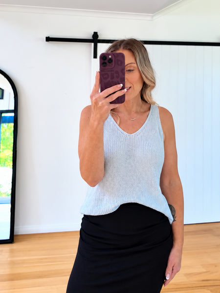 Harper Top- Blue