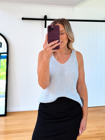 Harper Top- Blue