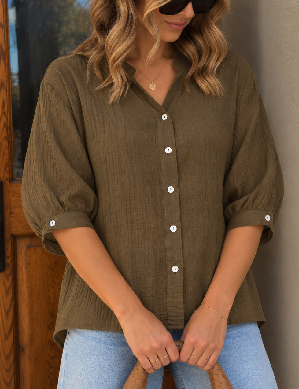 Mimi Blouse - Brunette