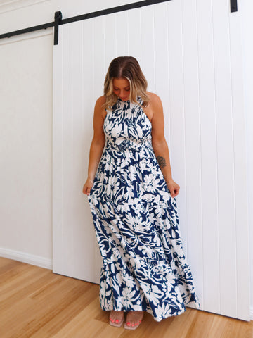 Clementine Dress - Navy