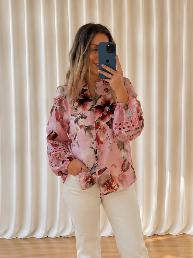 Bloom Shirt- Pink Floral