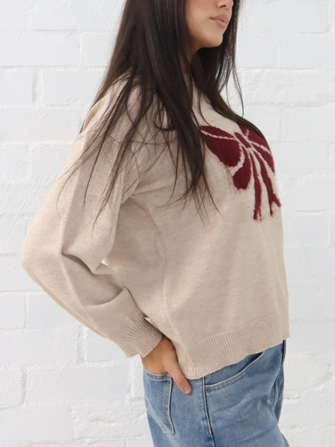 Ribbon Knit- Sand