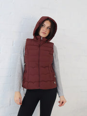 Luna Vest - Burgundy