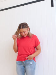 Riley Tee - Red