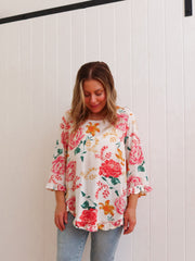 Jindabyne Blouse - White