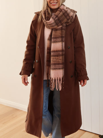 Hardin Coat - Chocolate